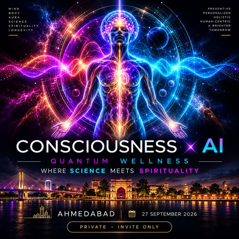 Cover Image for CONSCIOUSNESS x AI Quantum wellness meet [AHMEDABAD]