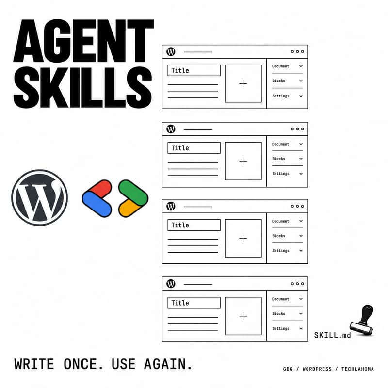 Cover Image for Google Dev x WordPress: Put Agent Skills to Work
