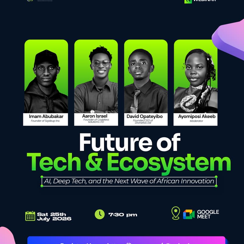 Cover Image for SKC '26 Pre-Conference Webinar (AI, Deep Tech, and the Next Wave of African Innovation)