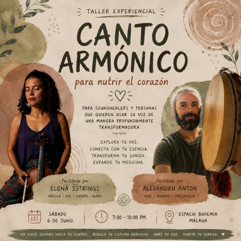 Cover Image for Canto armónico para nutrir el corazón - MÁLAGA