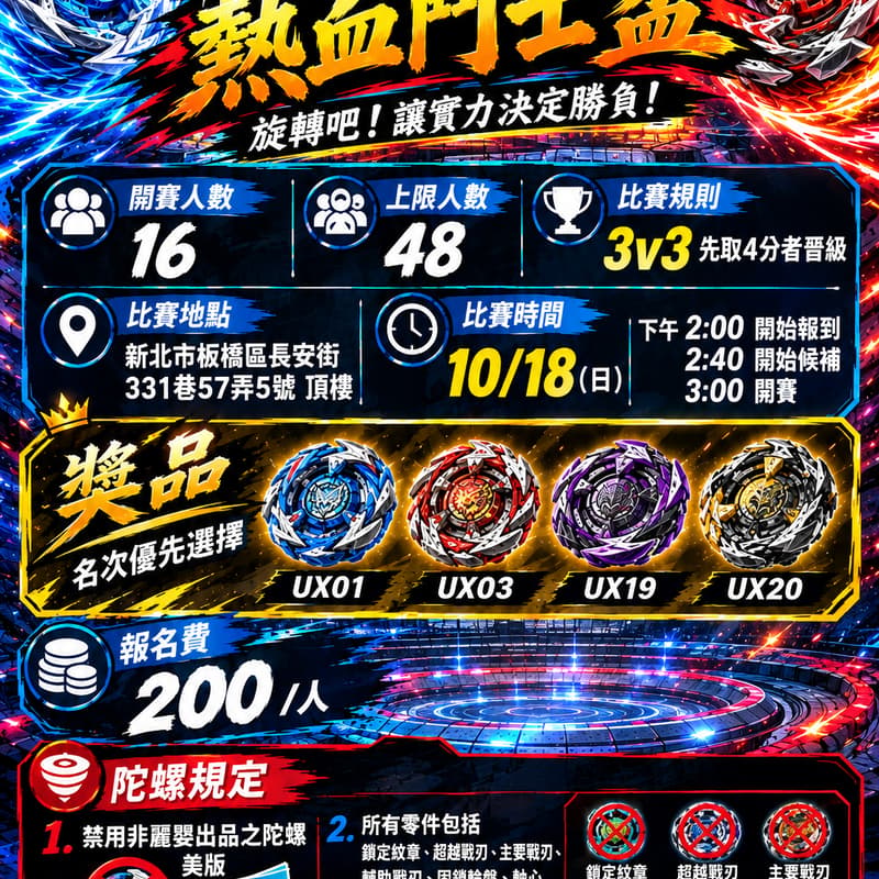 Cover Image for 熱血鬥士盃
