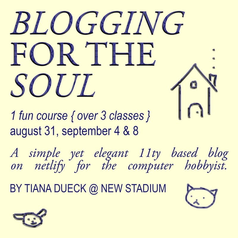 Cover Image for Blogging for the Soul