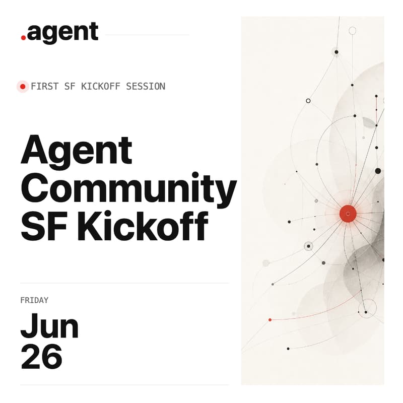 Cover Image for .agent community kickoff + /goal Cup hackathon.