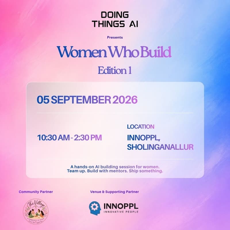 Cover Image for Women Who Build #1 | Doing Things AI