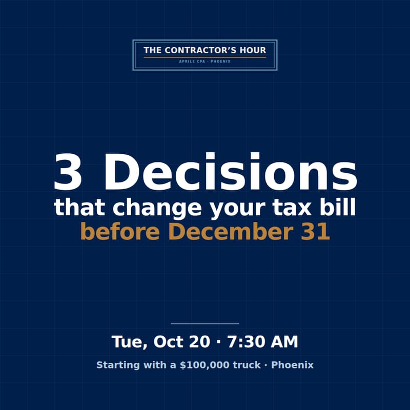 Cover Image for 3 Decisions That Can Change Your Tax Bill Before December 31