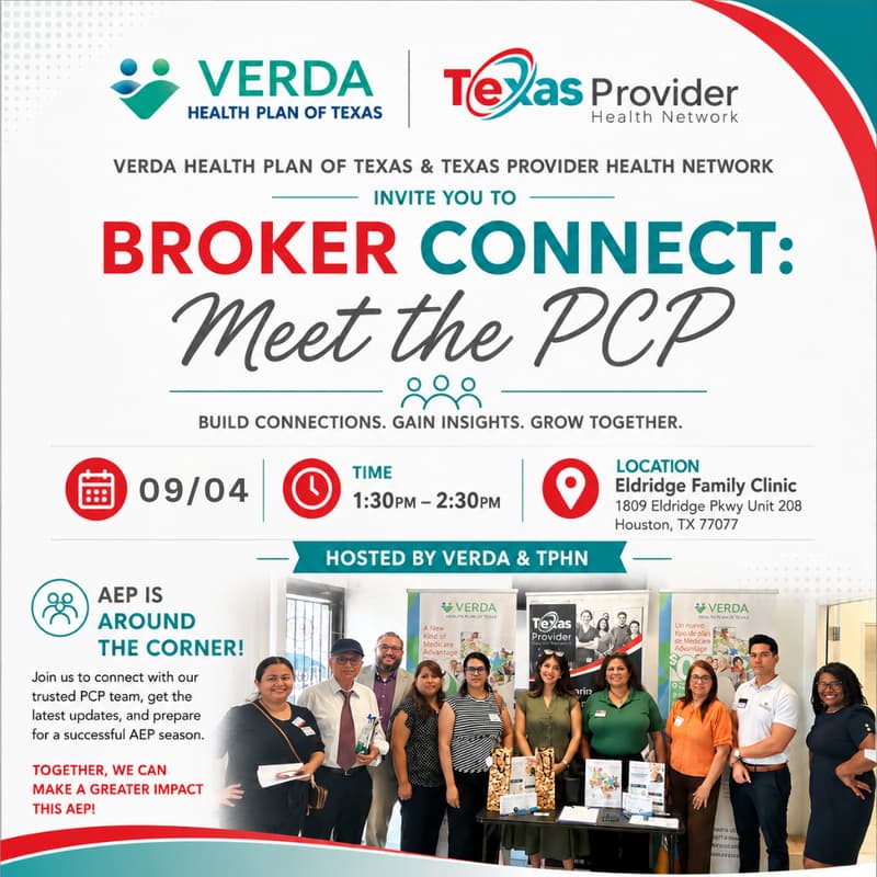 Cover Image for Eldridge Family Clinic Broker Connect: Meet the PCP