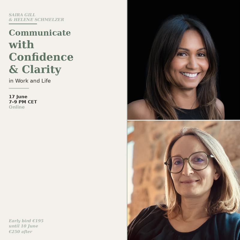 Cover Image for Communicate with Confidence & Clarity - including a private 1:1 session