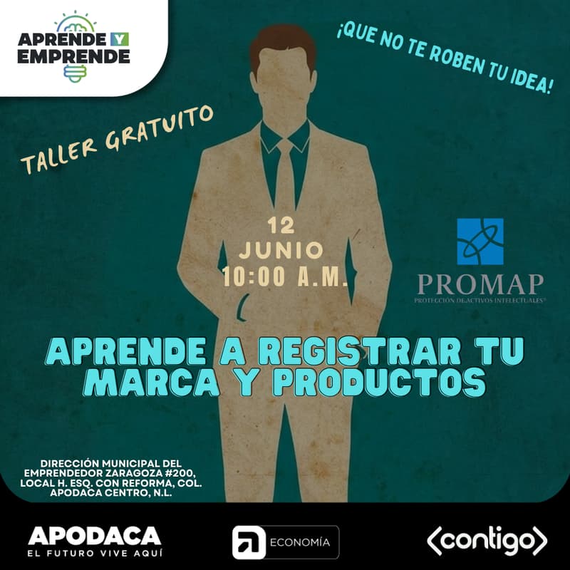 Cover Image for APRENDE A REGISTRAR TU MARCA Y PRODUCTOS (PRESENCIAL)