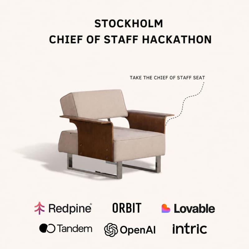 Cover Image for Chief of Staff Hackathon ORBIT x REDPINE AI x LOVABLE 🇸🇪