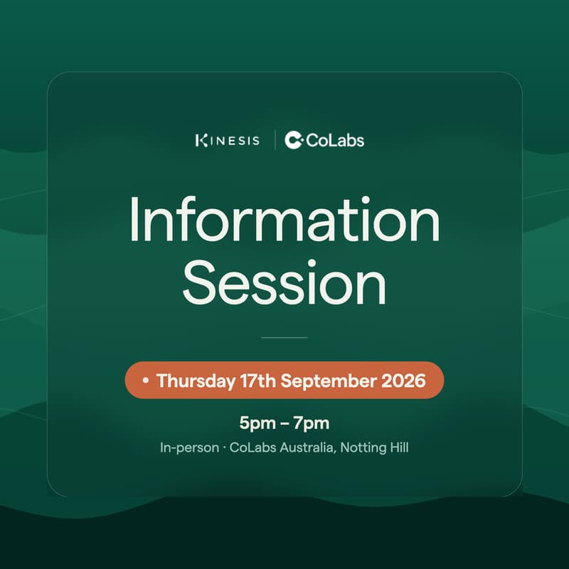 Cover Image for Kinesis Pre-Accelerator: Info Session #2