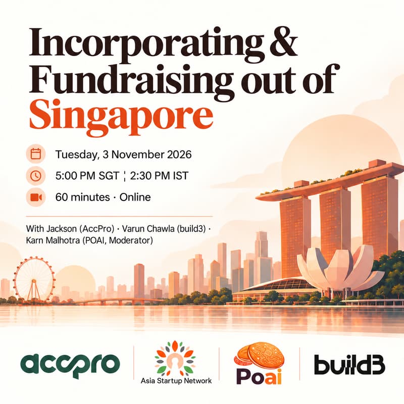 Cover Image for Incorporating & Fundraising out of Singapore