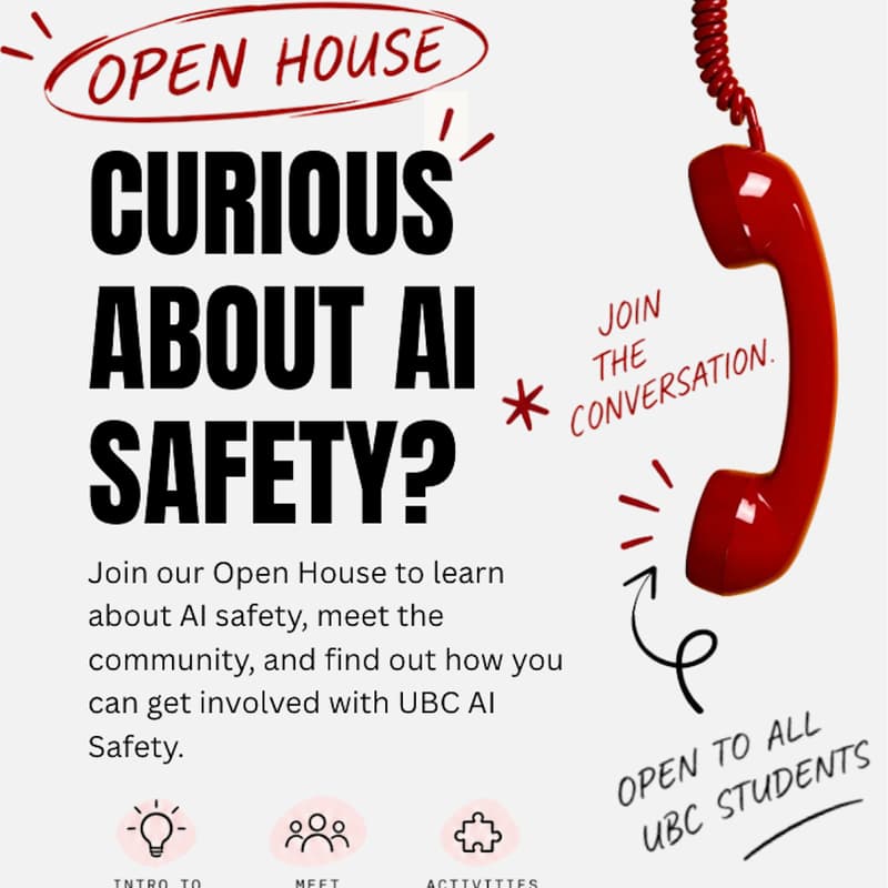 Cover Image for Curious About AI Safety? - Fall Open House