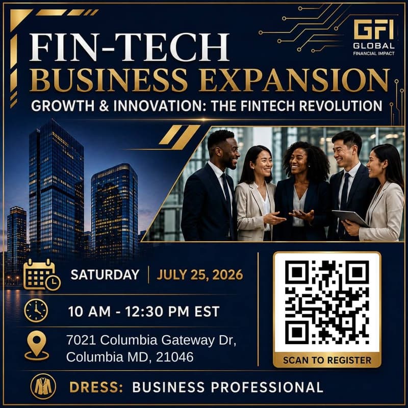 Cover Image for MARYLAND FIN-TECH EXPANSION & IMPACT SATURDAY EVENT