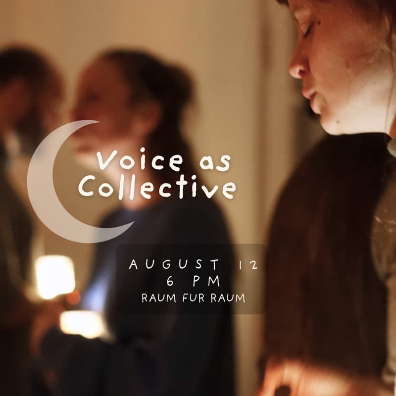 Cover Image for 🌙 Voice As Collective - Summer pop-up