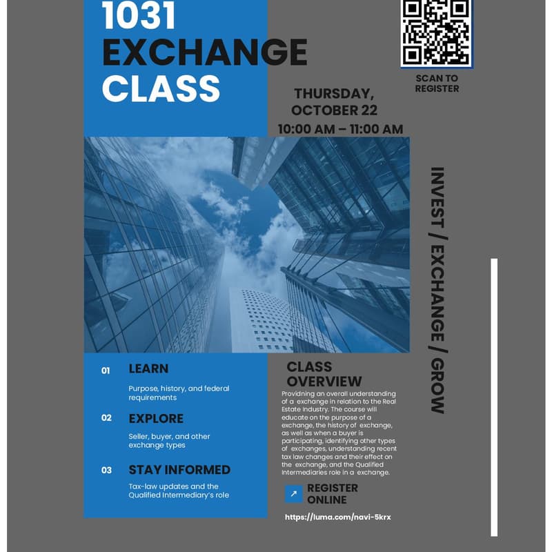 Cover Image for 1031 Exchange Class