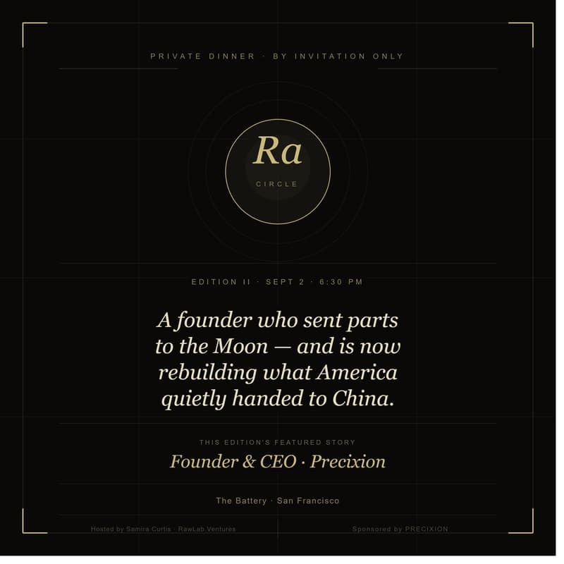 Cover Image for Ra's Circle · Edition 2 · Private Dinner Gathering
