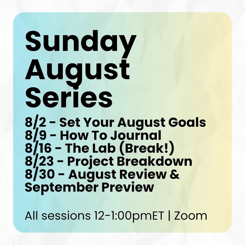 Cover Image for The August Sunday Series