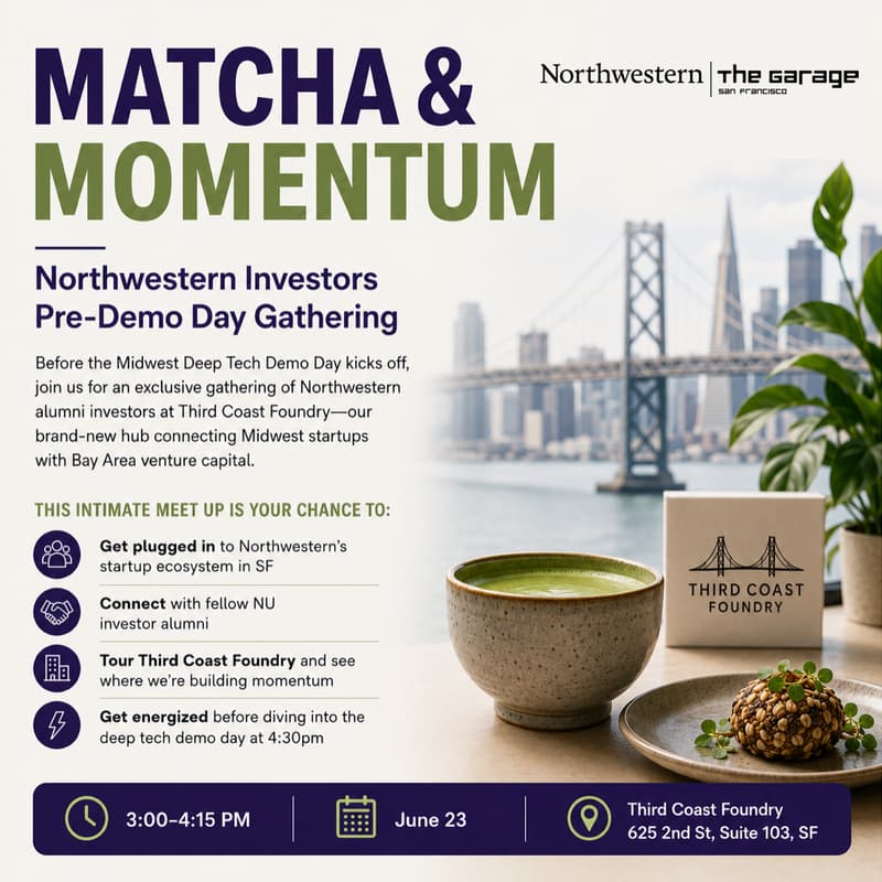 Cover Image for Matcha & Momentum: Northwestern Investors Happy Hour