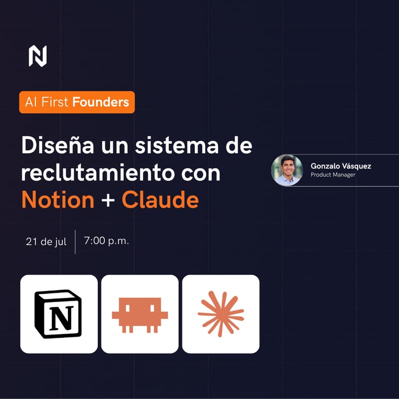 Cover Image for Diseña un sistema de reclutamiento con Notion + Claude