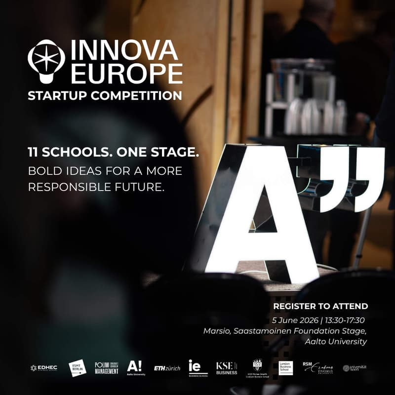 Cover Image for INNOVA Europe Summit 2026: Student Pitch Competition Grand Final