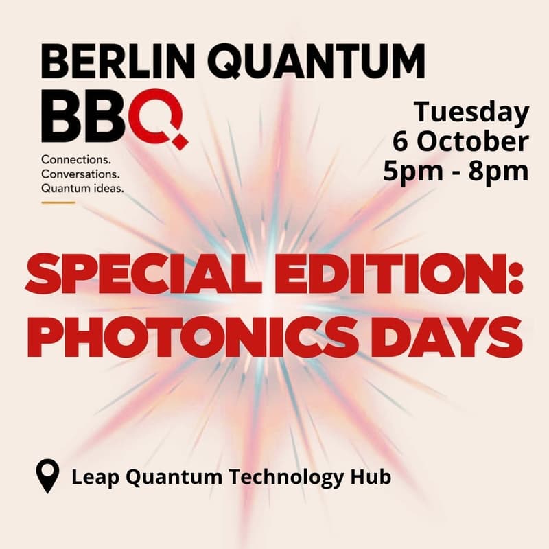 Cover Image for Berlin Quantum BarBQ-Special Edition-October 2026