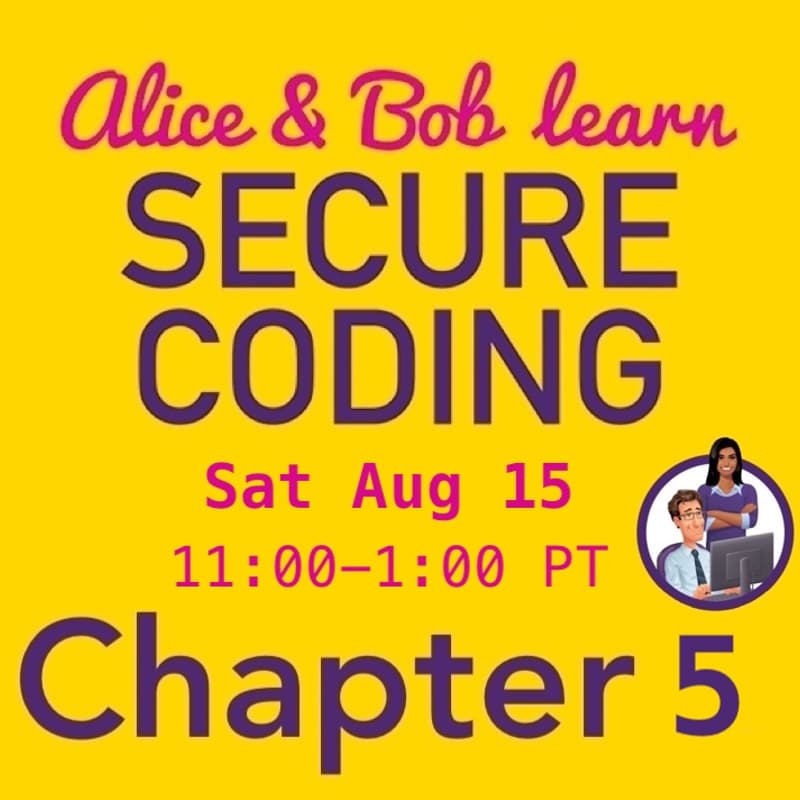 Cover Image for Alice and Bob Learn Secure Coding: Chapter 5
