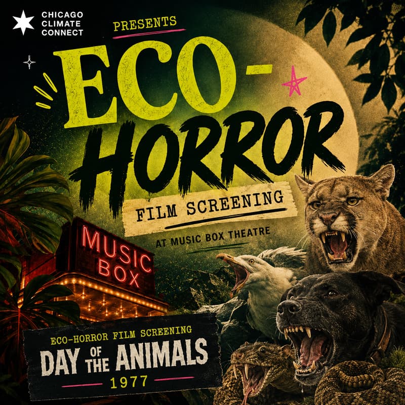 Cover Image for Chicago Climate Connect presents: An Eco-Horror Film Screening at Music Box Theatre