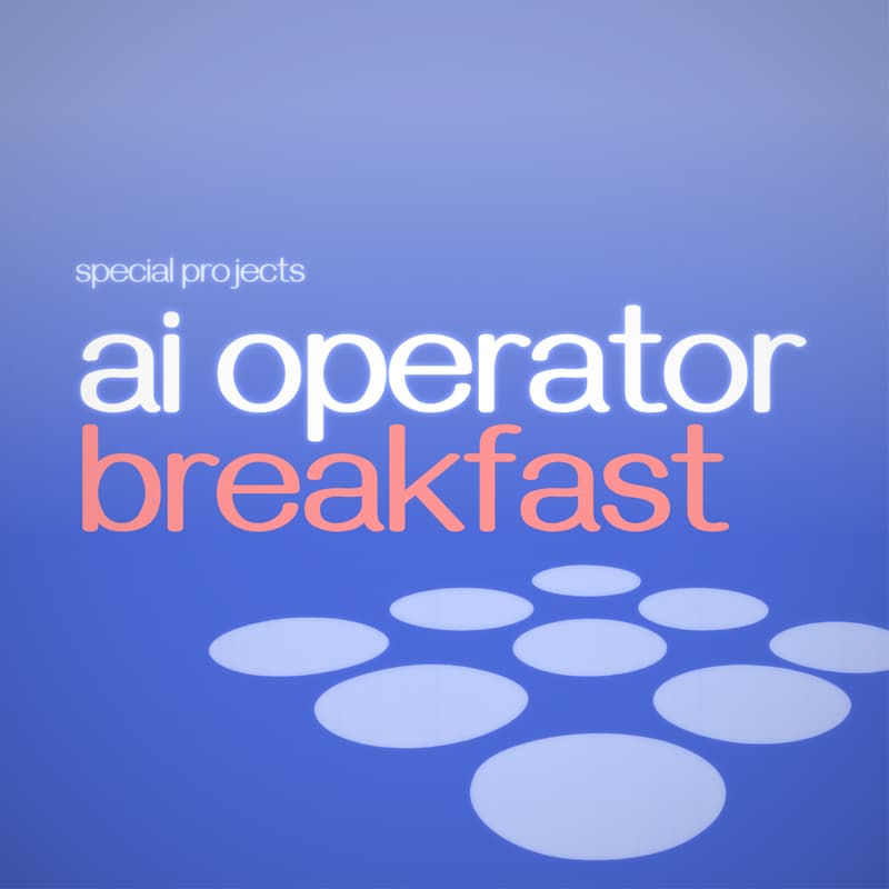 Cover Image for AI Operator Breakfast - Shoreditch