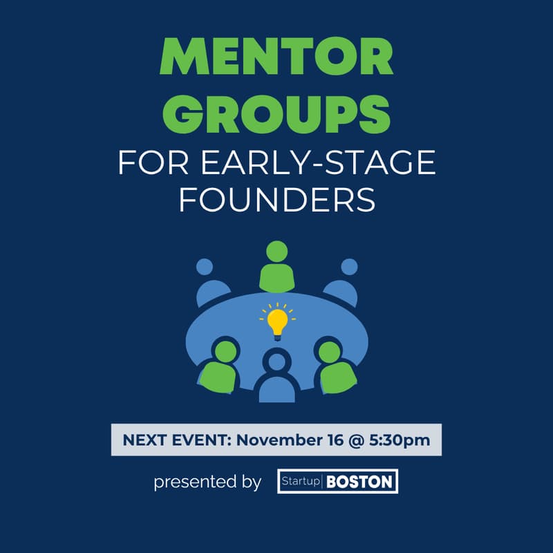 Cover Image for Mentor Groups for Early-Stage Founders