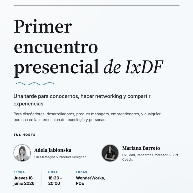 Cover Image for IxDF Meetup: Tech Bingo Night en Punta del Este