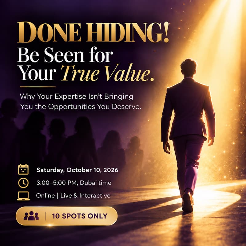 Cover Image for 🚀 DONE HIDING! BE SEEN FOR YOUR TRUE VALUE