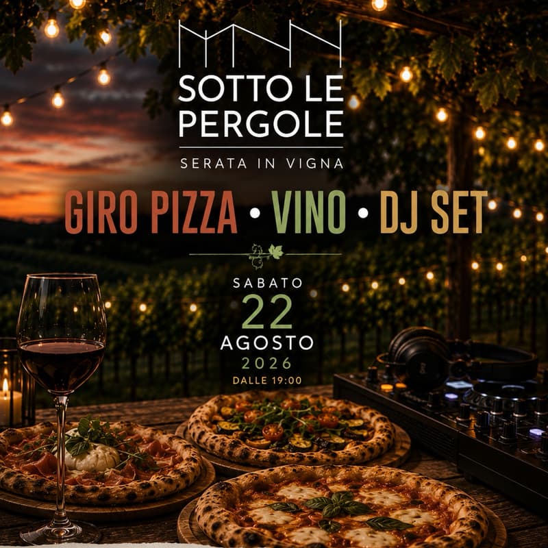 Cover Image for Sotto Le Pergole - Serata In Vigna