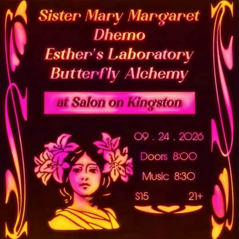 Cover Image for Sister Mary Margaret, Dhemo, Esther’s Laboratory, Butterfly Alchemy