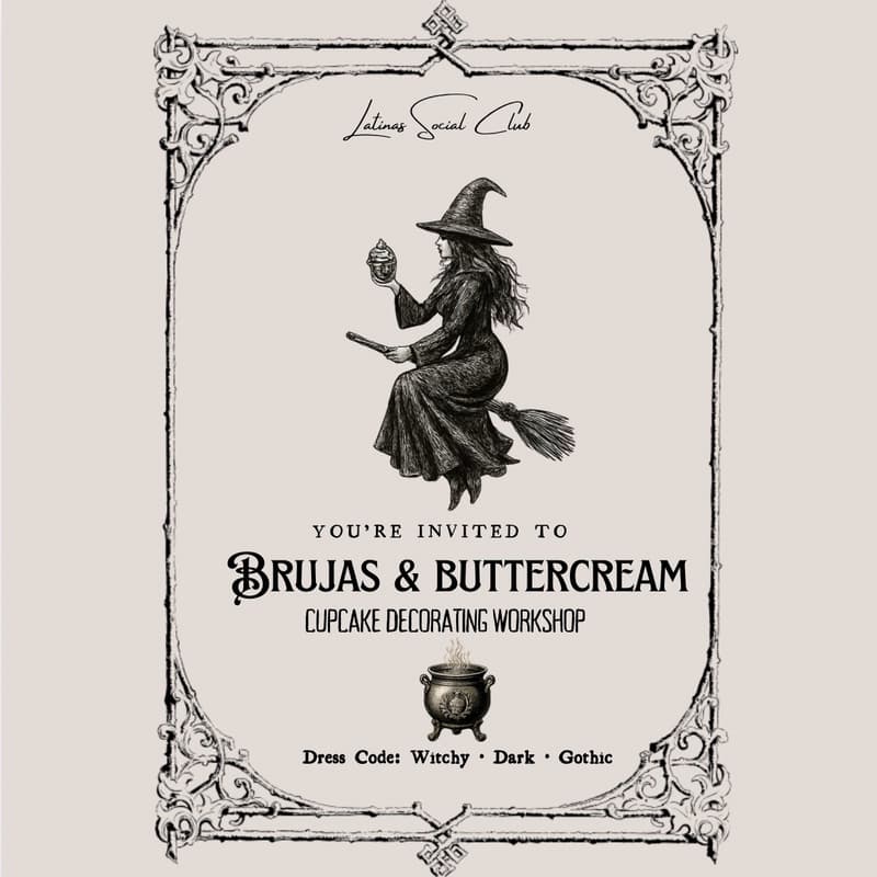 Cover Image for Brujas & Buttercream - cupcake decorating workshop