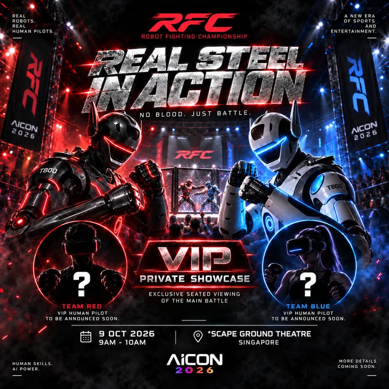 Cover Image for RFC: REAL STEEL IN ACTION 🥊🤖 (VIP Invite only)