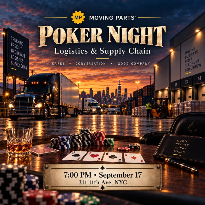 Cover Image for Moving Parts: poker game for supply chain & logistics founders