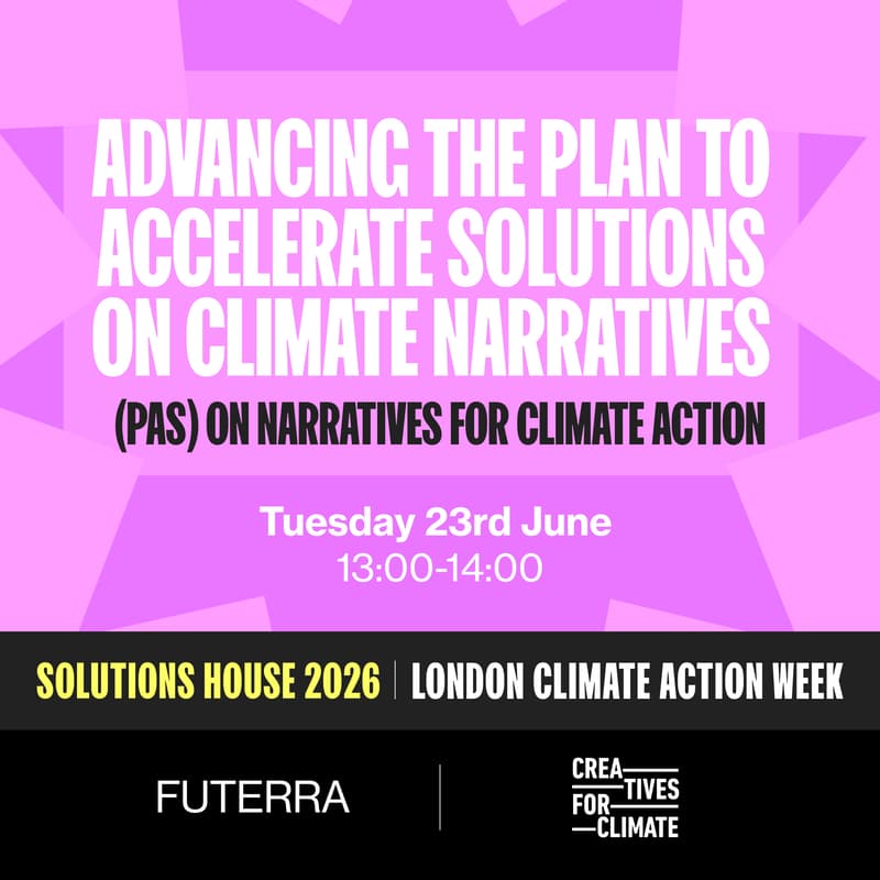 Cover Image for Private Roundtable: Advancing the Plan to Accelerate Solutions on Climate Narratives