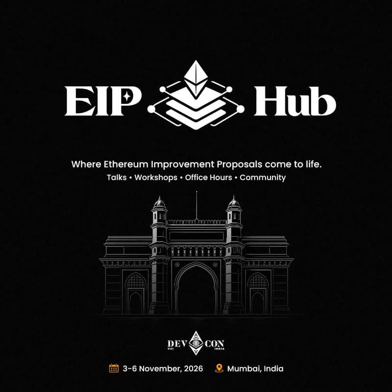 Cover Image for EIP Hub @ Devcon 8 India - Where Ethereum Standards Come Together