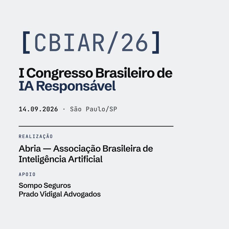 Cover Image for I Congresso Brasileiro de IA Responsável