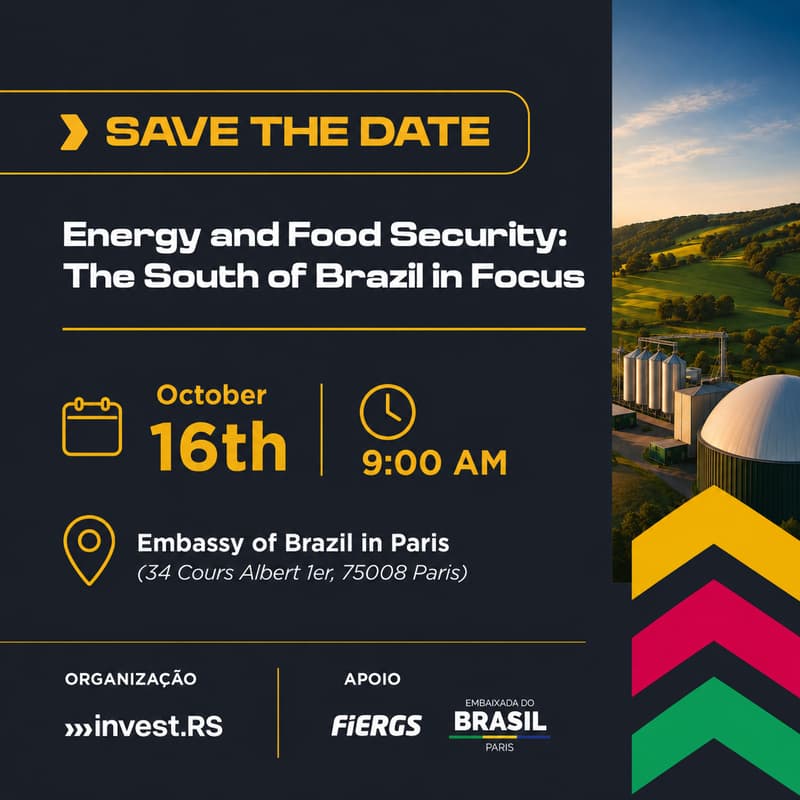 Cover Image for SAVE THE DATE SIAL - Evento Invest RS na Embaixada da França