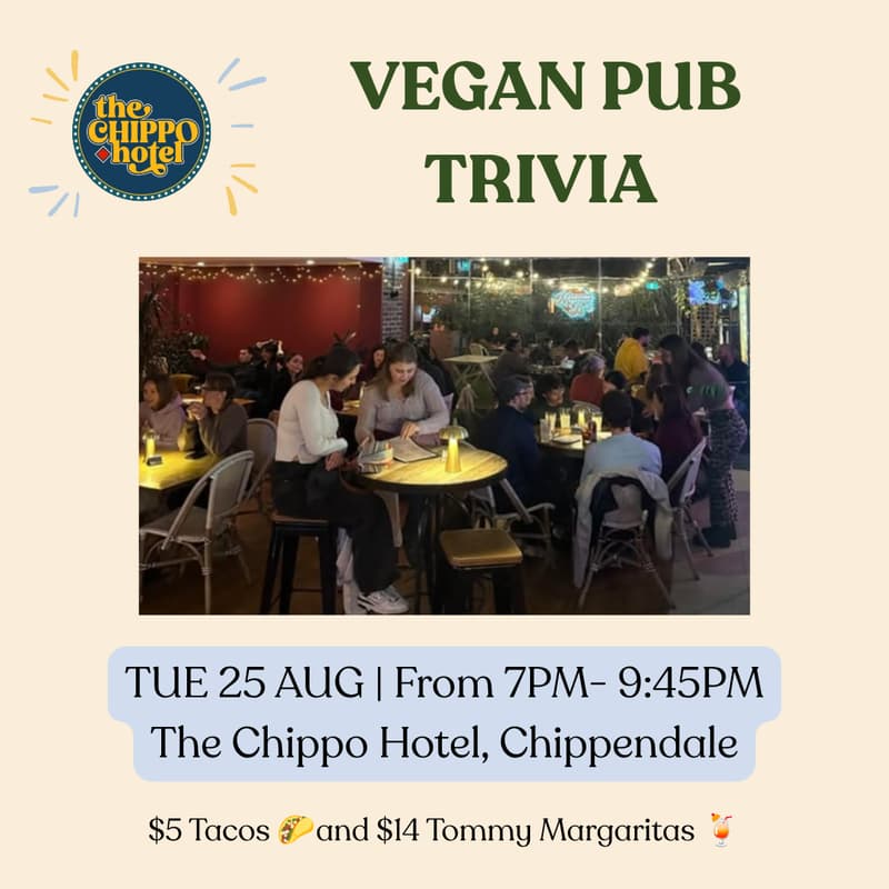 Cover Image for Vegan Pub Trivia Night at The Chippo Hotel