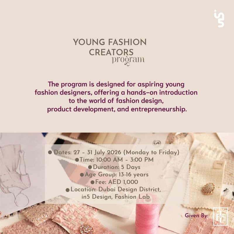 Cover Image for Young Fashion Creators Program