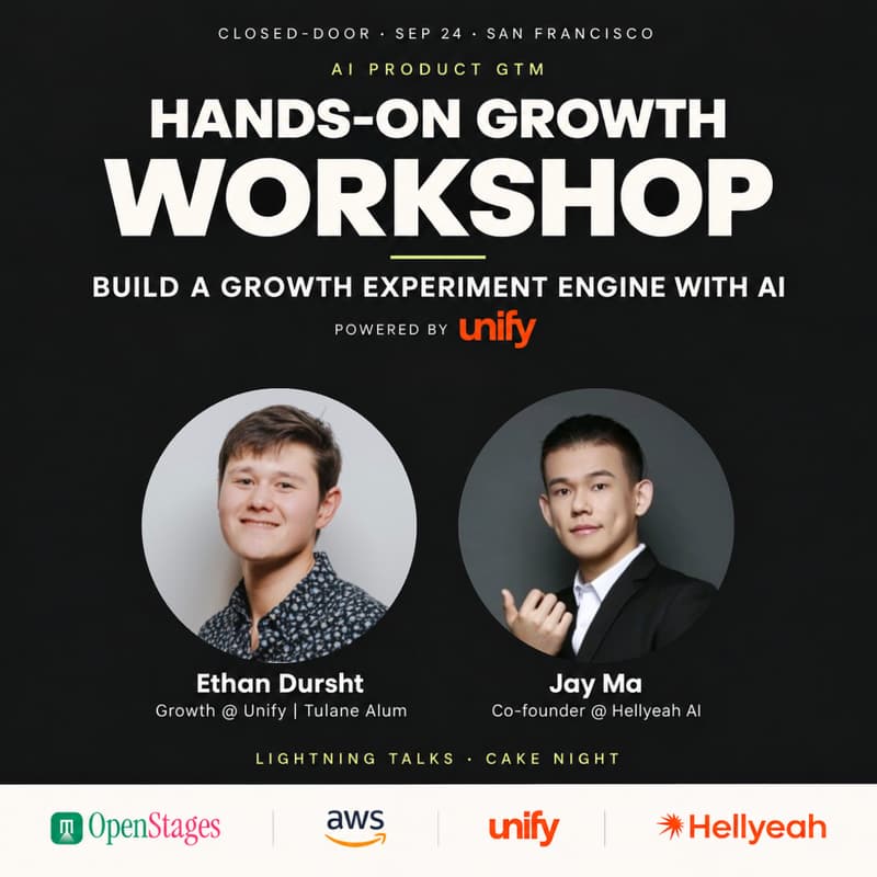 Cover Image for AI Product GTM Session: Build Your Growth Experiment Engine