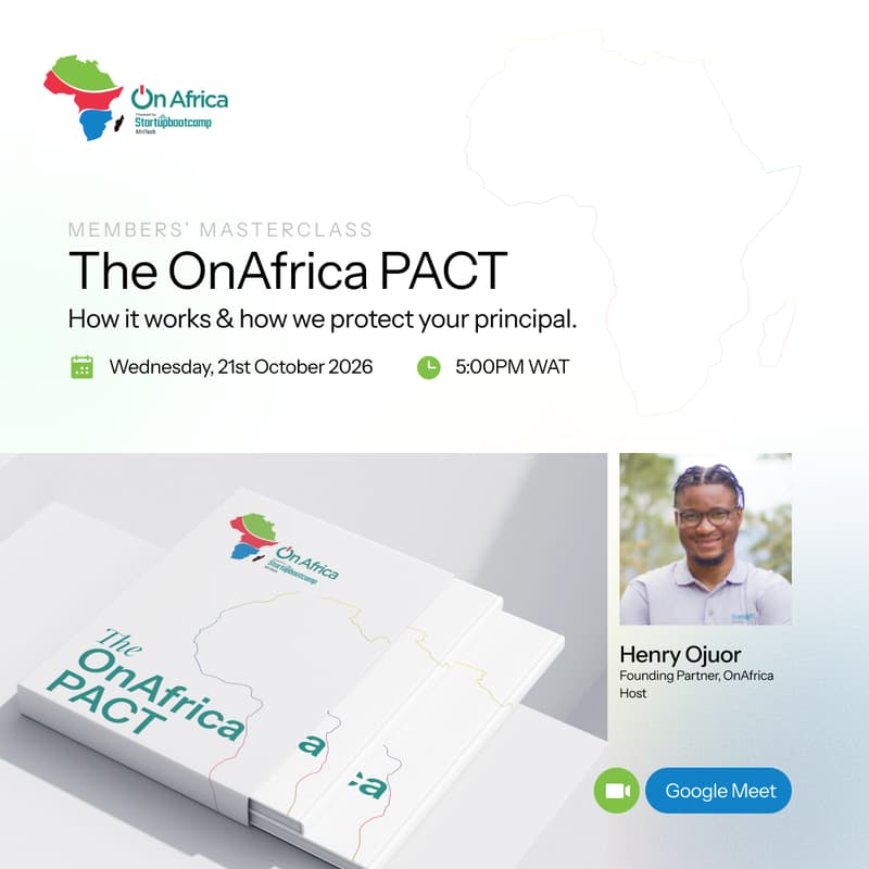 Cover Image for OnAfrica Members' Masterclass: The OnAfrica PACT