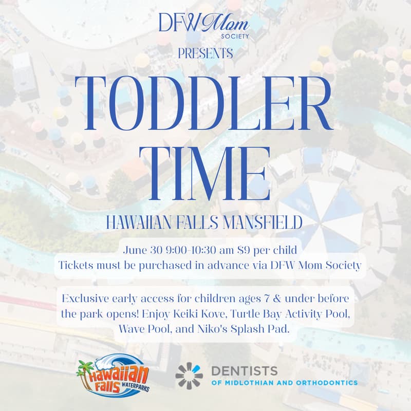 Cover Image for Toddler Time at Hawaiian Falls Mansfield