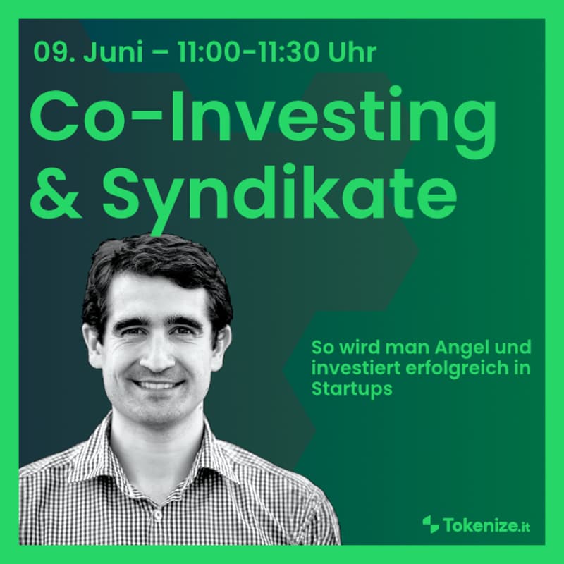 Cover Image for Co-Investing & Syndikate: So wird man Angel und investiert erfolgreich in Startups