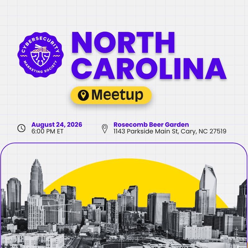 Cover Image for Raleigh-Durham Meetup by the Cybersecurity Marketing Society