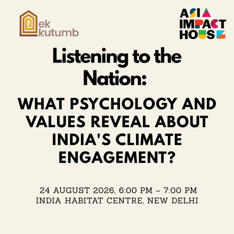 Cover Image for Listening to the Nation: What Psychology and Values Reveal About India's Climate Engagement