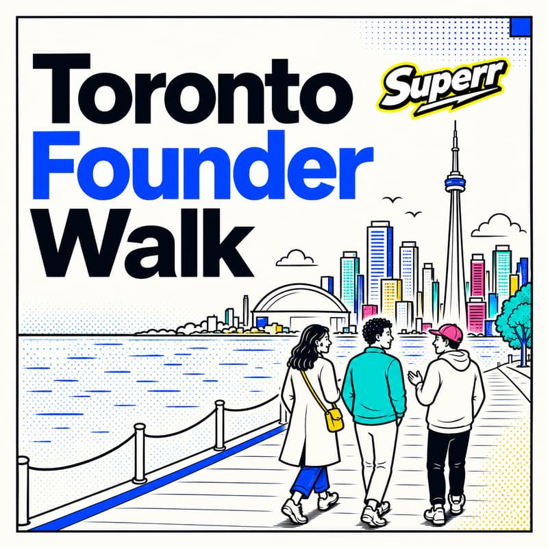 Cover Image for ๐ฅToronto Founder Walk #10 - Meet the friends that will actually push you to achieve your goals