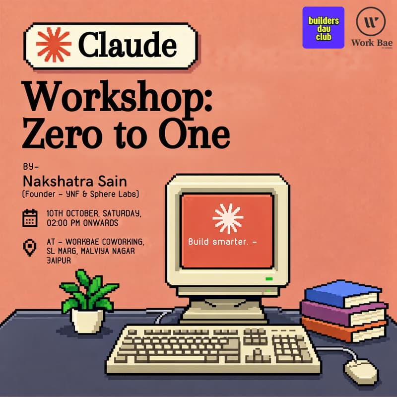 Cover Image for Claude Workshop:Zero to One
